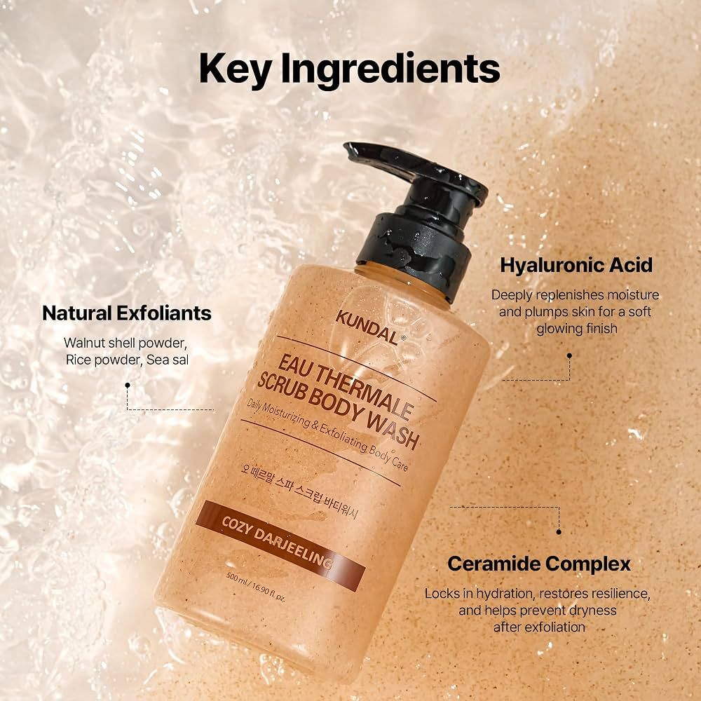 KUNDAL Eau Thermale Spa Scrub Body Wash