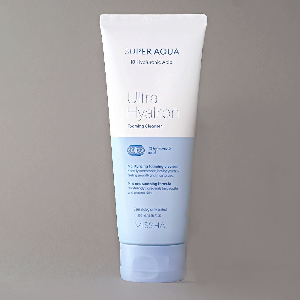 Missha Super Aqua Ultra Hyalron Cleansing Foam