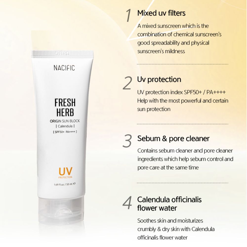 Nacific Fresh Herb Origin Sun Block SPF50+