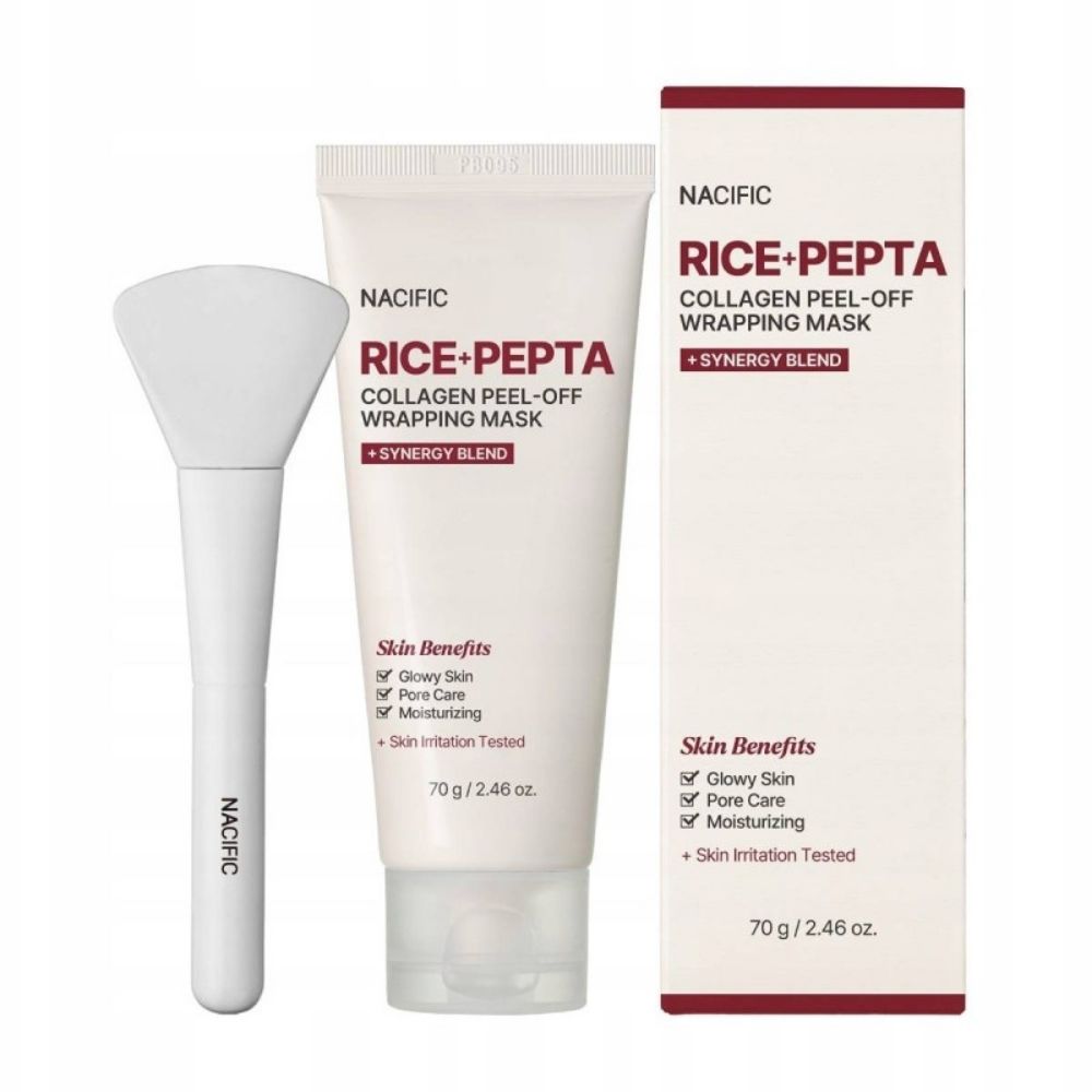 Nacific Rice Pepta Collagen Peel-Off Wrapping Mask 70g