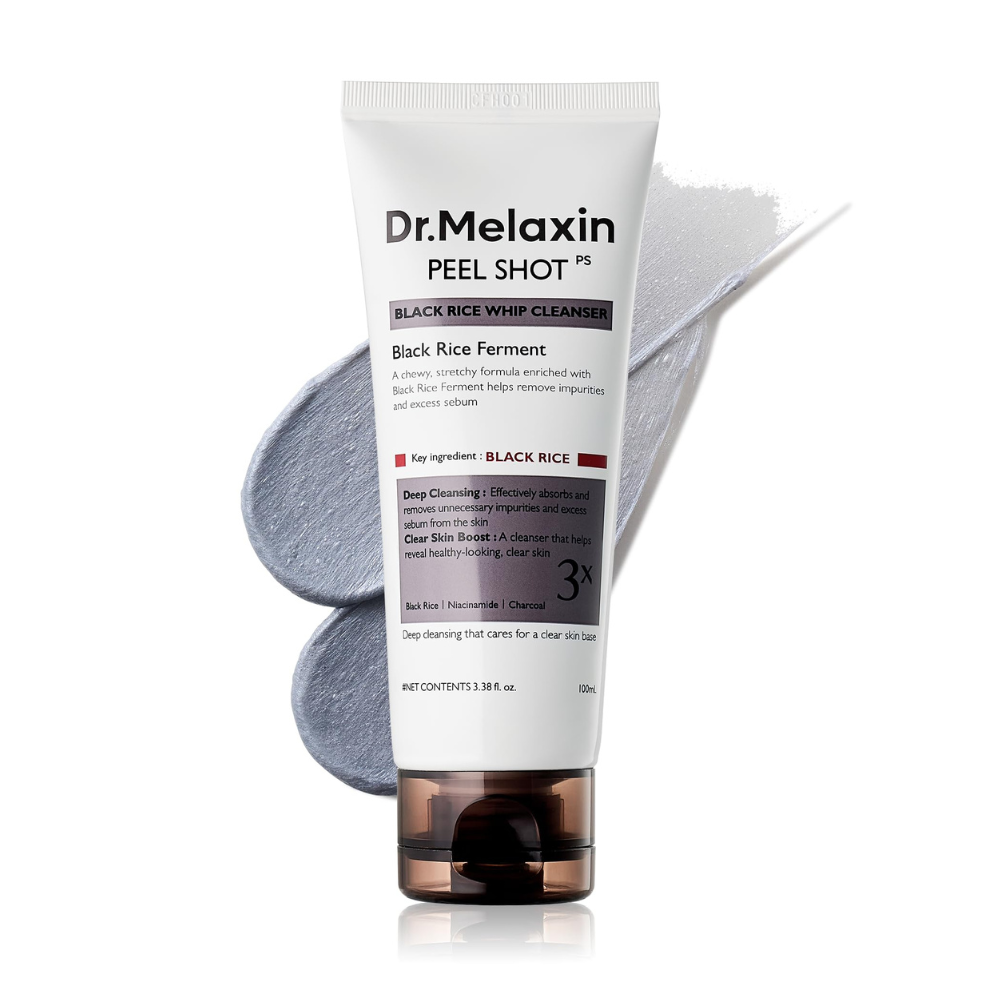 Dr.Melaxin Peel Shot Black Rice Whip Cleanser