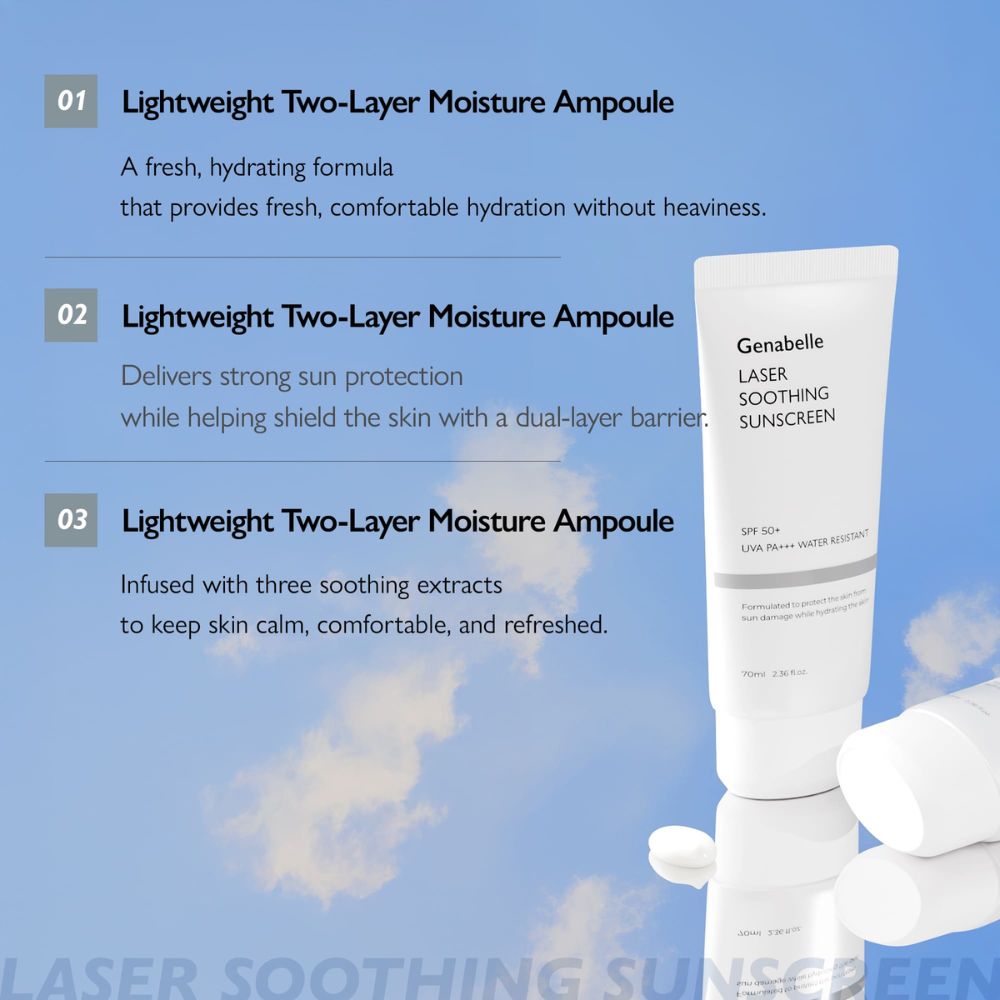 Genabelle Laster Soothing Sunscreen SPF50+