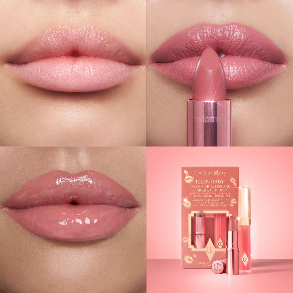 Charlotte Tilbury Gloss & Lipstick Duo Icon Baby