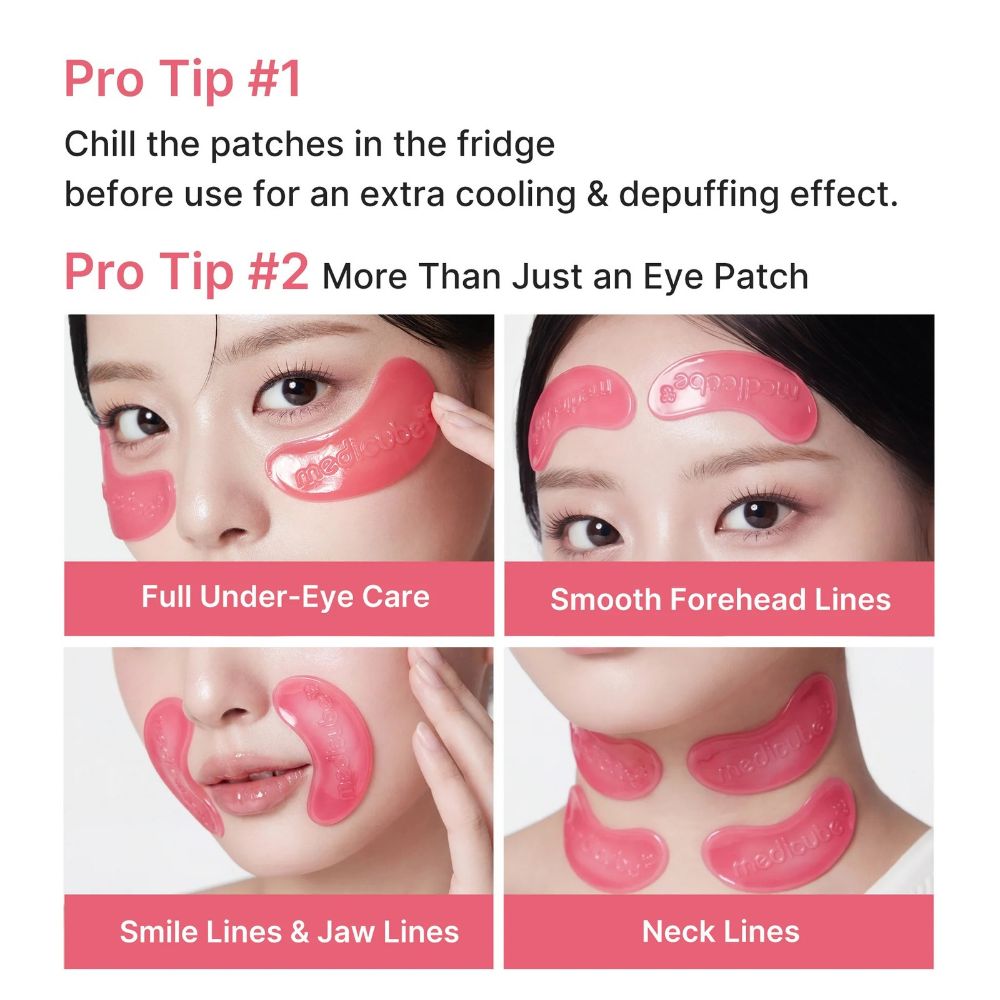 Medicube PDRN Pink Collagen Jelly Eye Mask (1 copë) 2