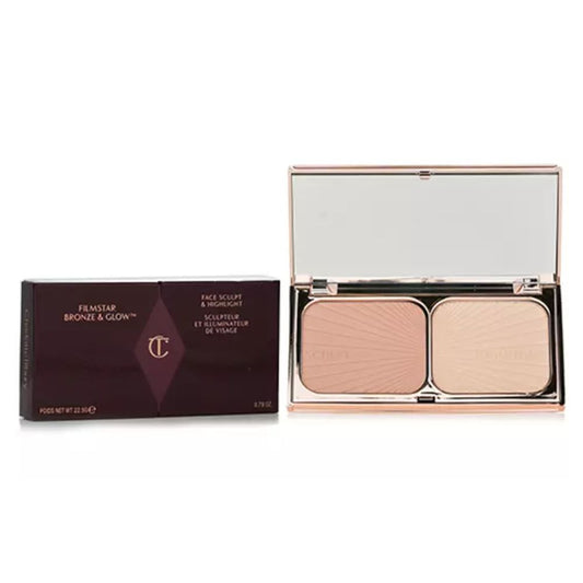 Charlotte Tilbury Filmstar Bronze & Glow Face Sculpt & Highlight- Light to Medium