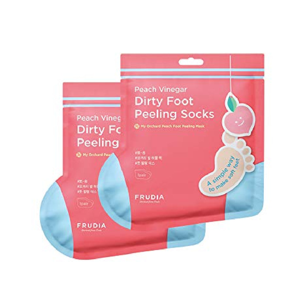 Frudia Peach Vinegar Shiny Foot Peeling Socks