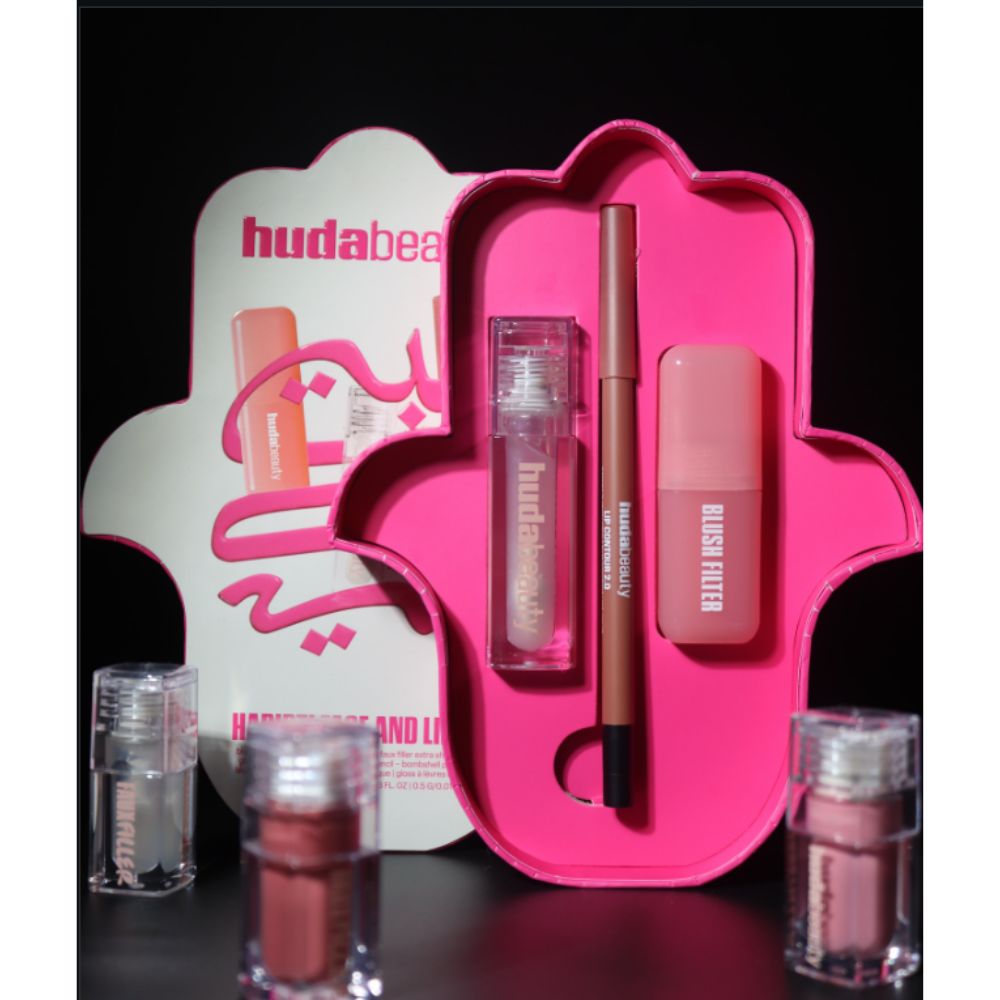 Huda Beauty Habibti Face And Lip Set
