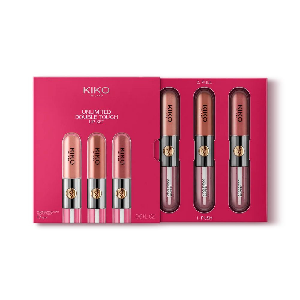 Kiko Milano Unlimited Double Touch Lip Set - Nude Attitude