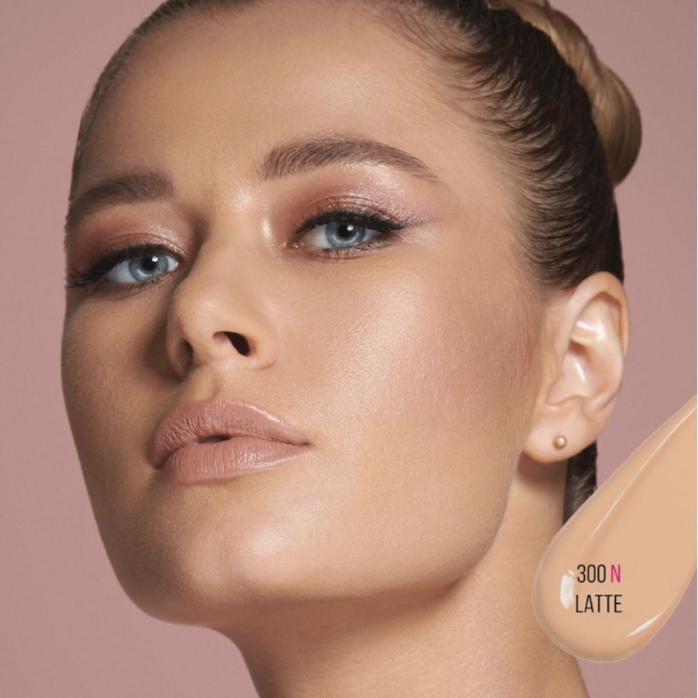 Huda Beauty Fauxfilter Luminous Matte Foundation- 300N Latte