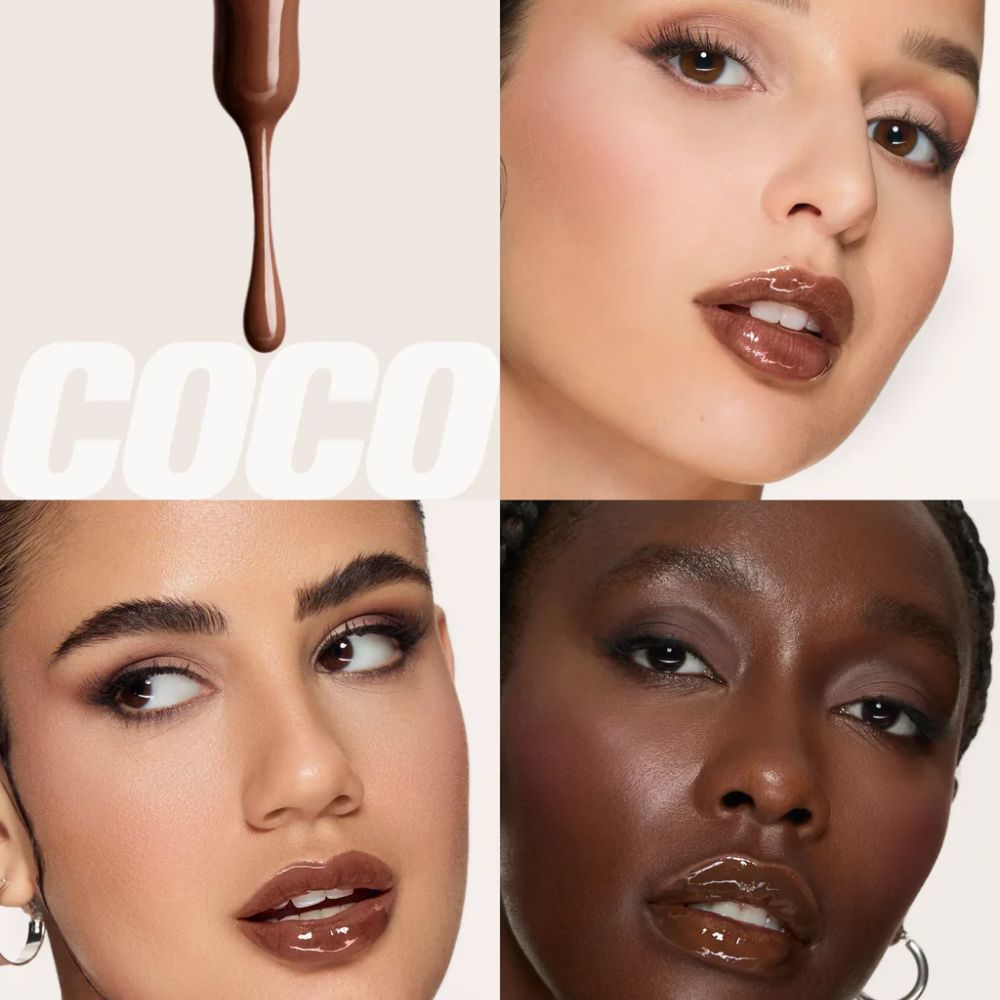 Huda Beauty Faux Filler Extra Shine Lip Gloss - Coco