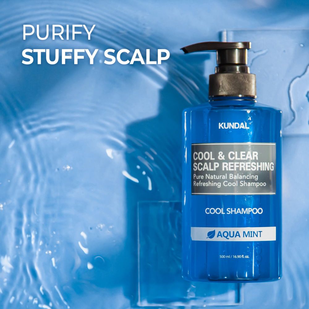 KUNDAL Cool & Clear Scalp Refreshing Shampoo – Aqua Mint