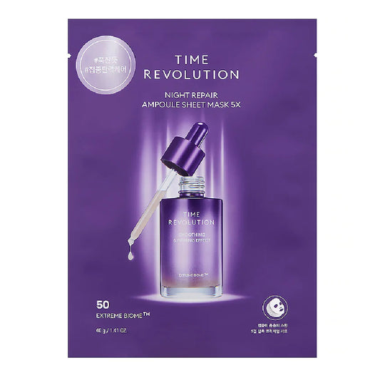 Missha Time Revolution Night Repair Ampoule Sheet Mask 5X