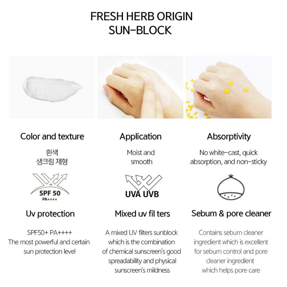 Nacific Fresh Herb Origin Sun Block SPF50+