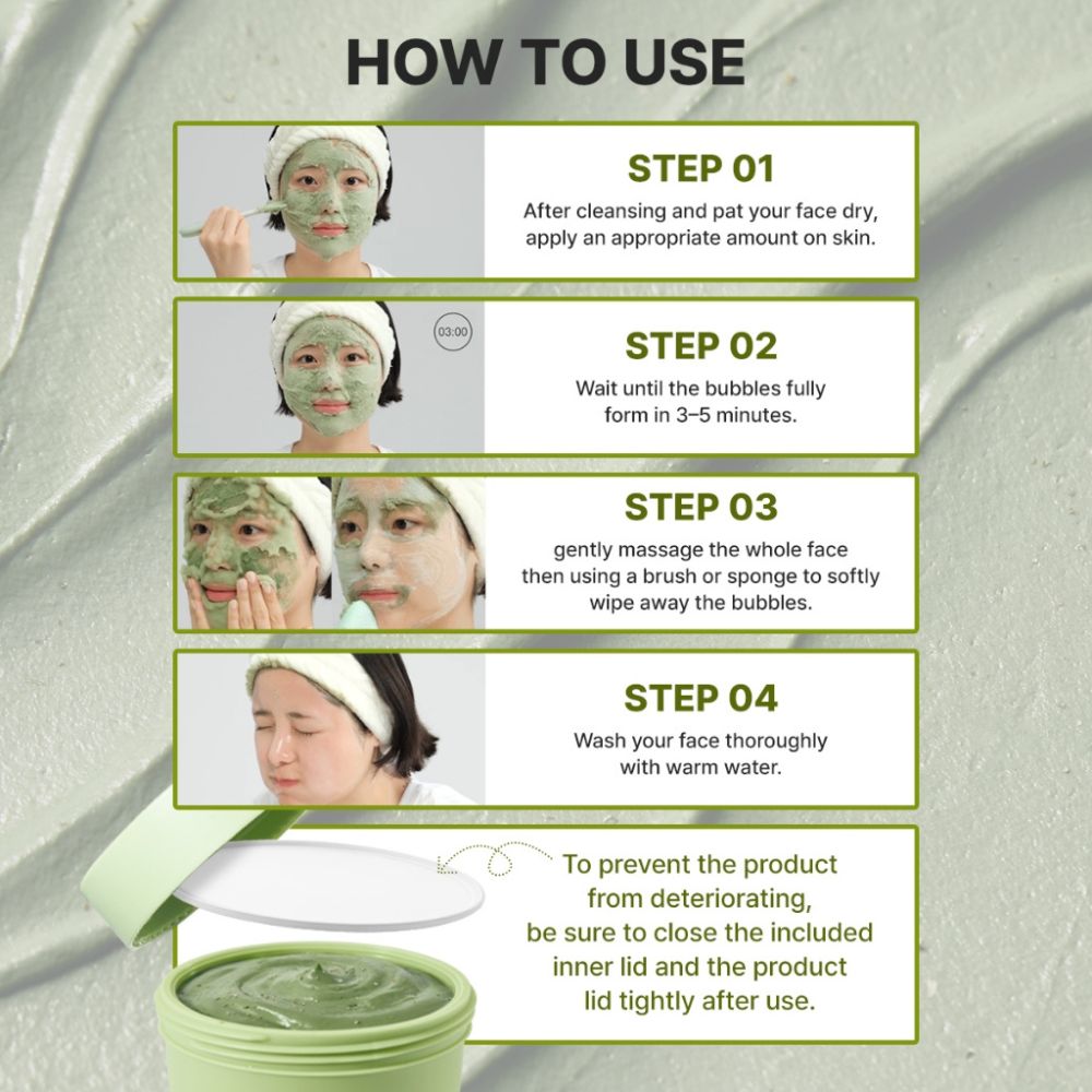 P.CALM Holy Basil Bubble Deep Mask