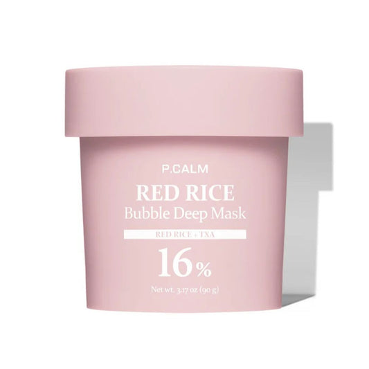 P.CALM Red Rice TXA Bubble Deep Mask 90g