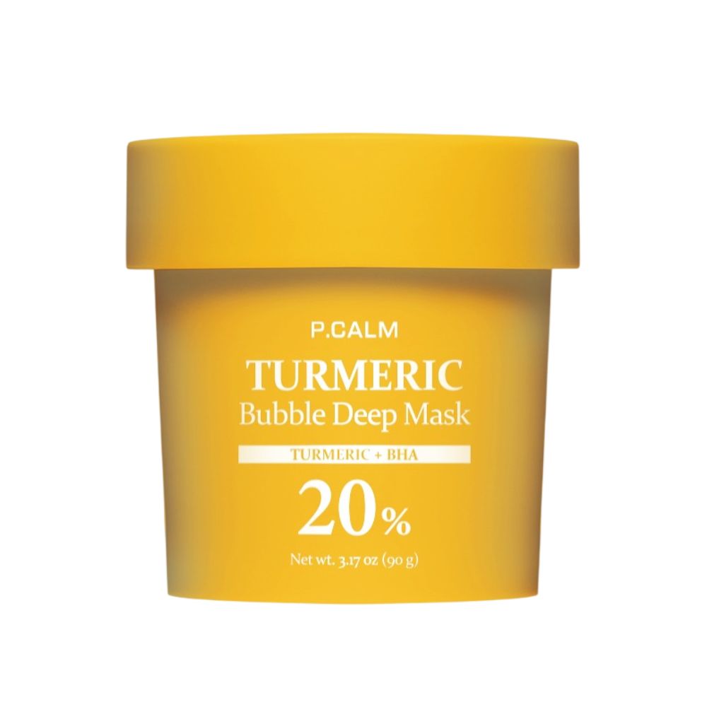 P.CALM Turmeric BHA Bubble Deep Mask 90g