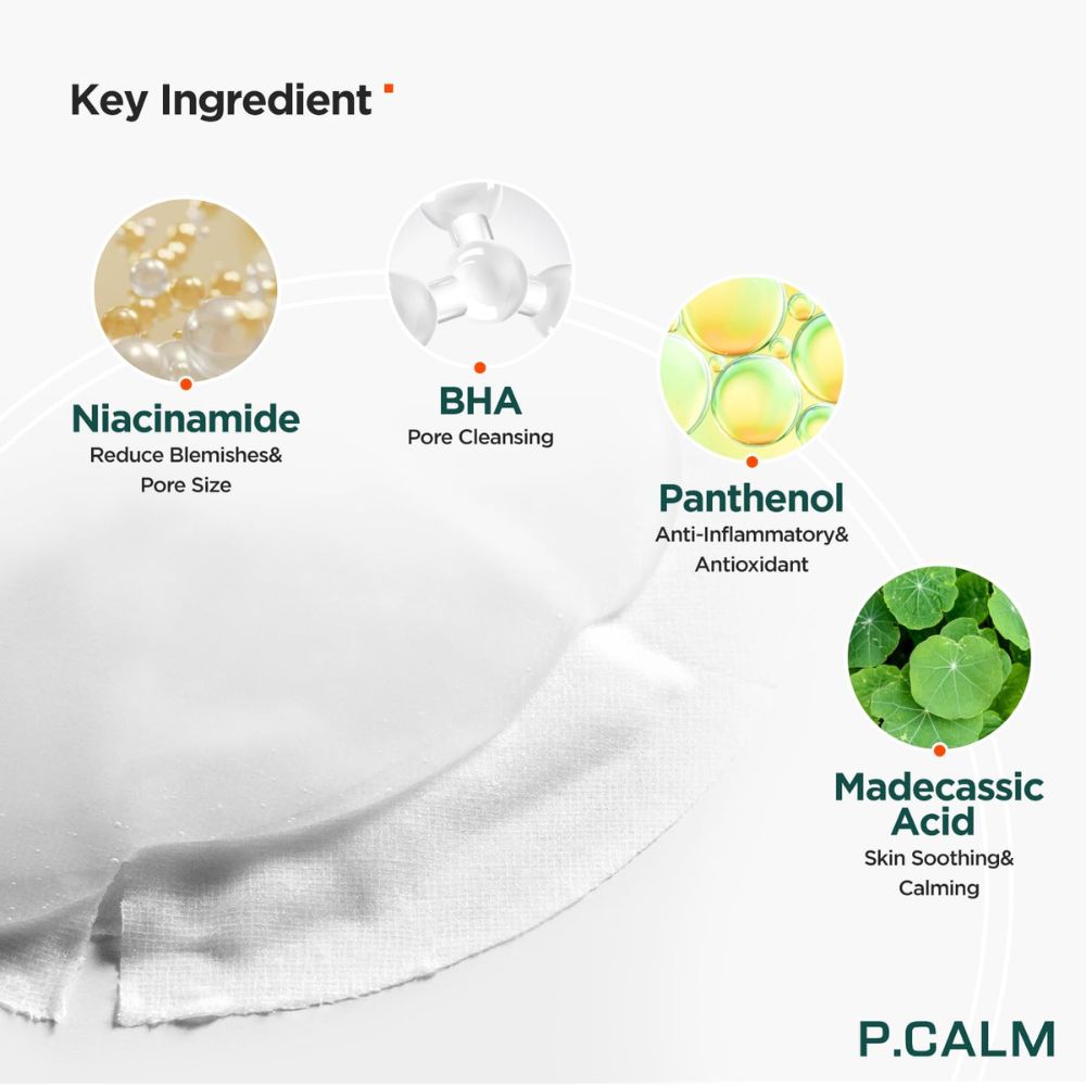 P.CALM Underpore Facial Sheet Mask