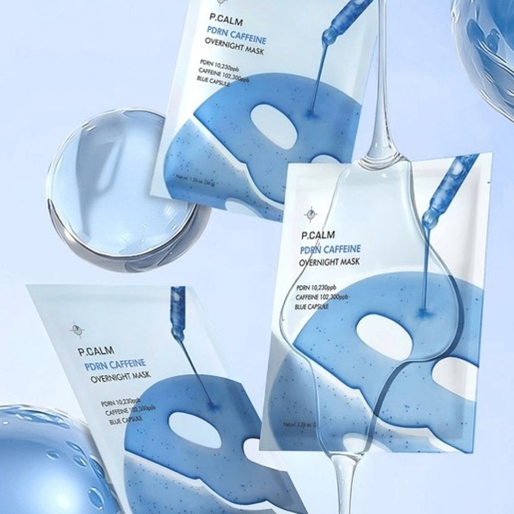 P.Calm PDRN Caffeine Overnight Collagen Mask