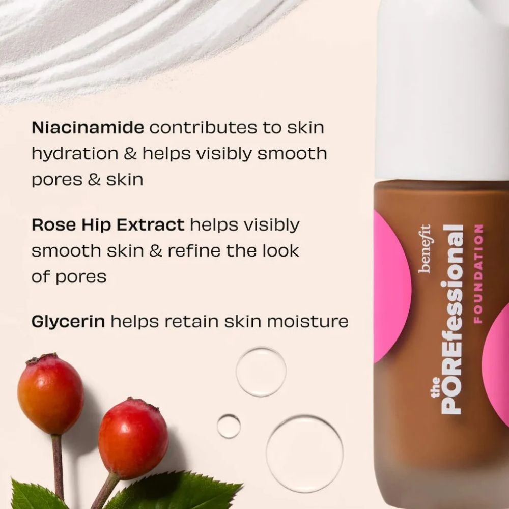 Benefit The POREfessional Smoothing & Blurring Foundation - 10N Ace