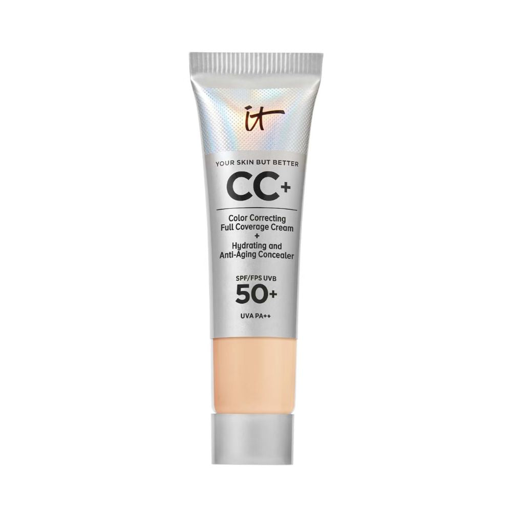 IT Cosmetics CC+ Cream Full-Coverage Foundation with SPF 50+ Light Medium 12 ml