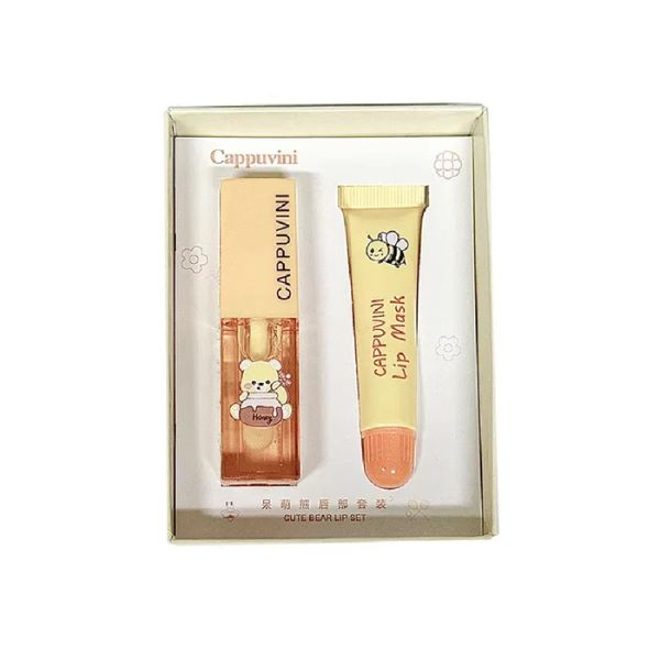 Cappuvini – Honey Lip Oil & Lip Mask Set
