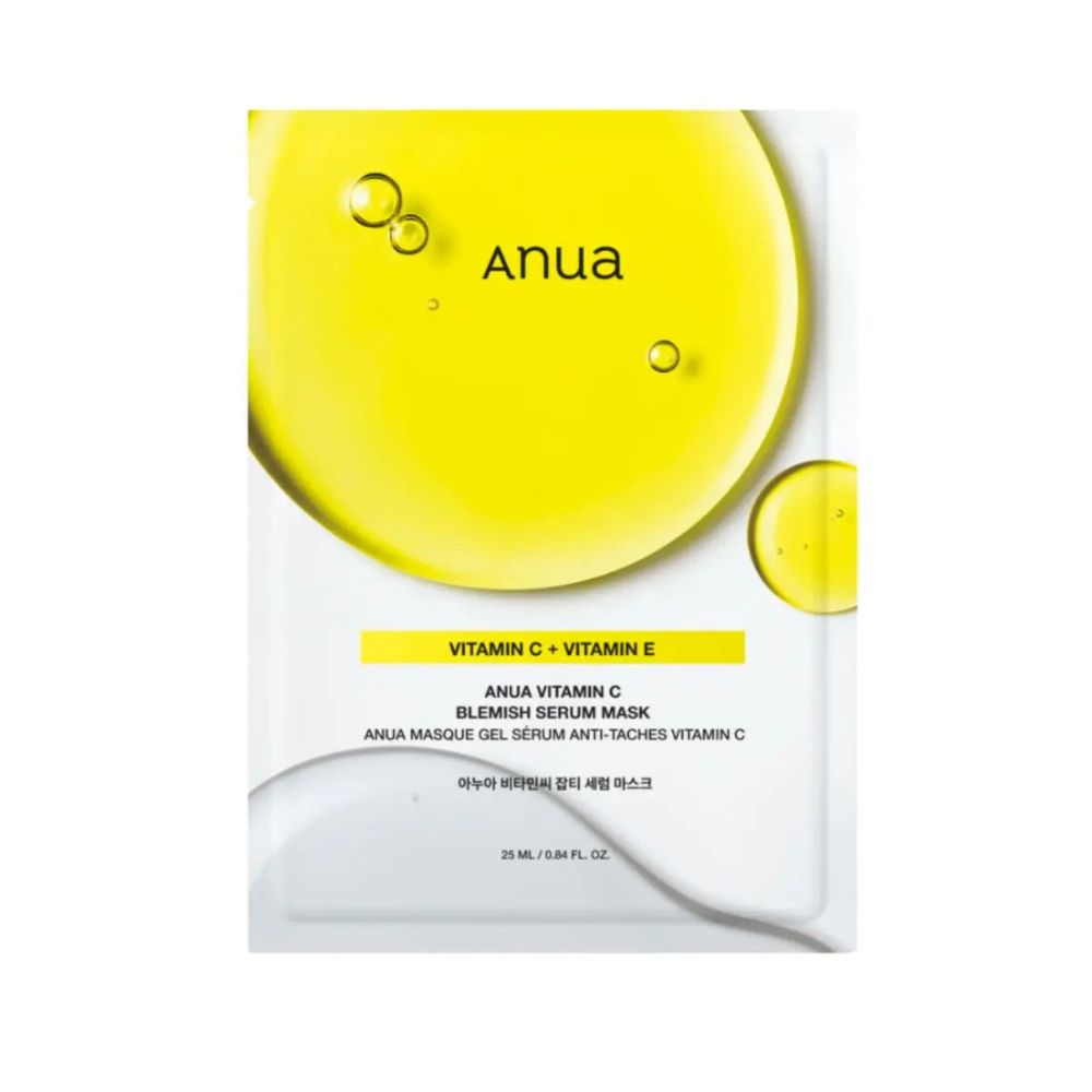 ANUA Green Lemon Vita C Blemish Serum Mask