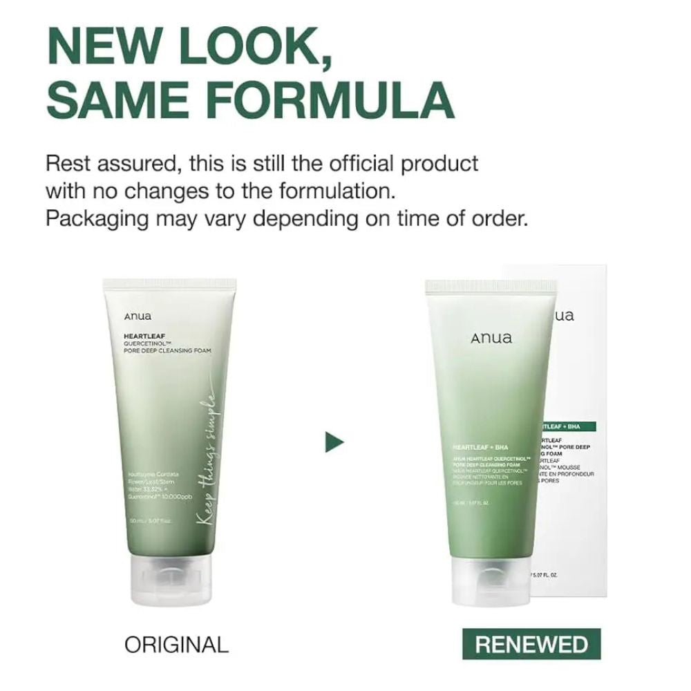 ANUA Heartleaf Quercetinol Pore Deep Cleansing Foam