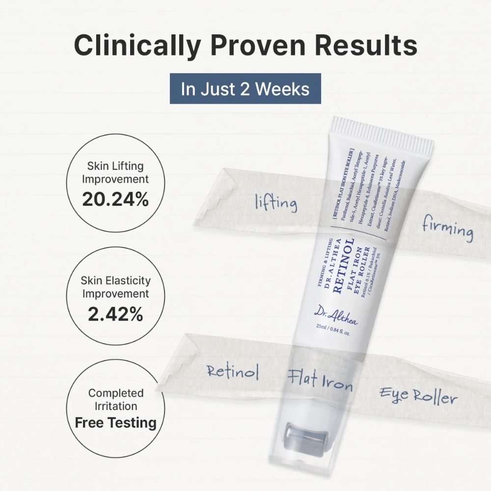Dr. Althea Retinol Flat Iron Eye Roller 25ml 2
