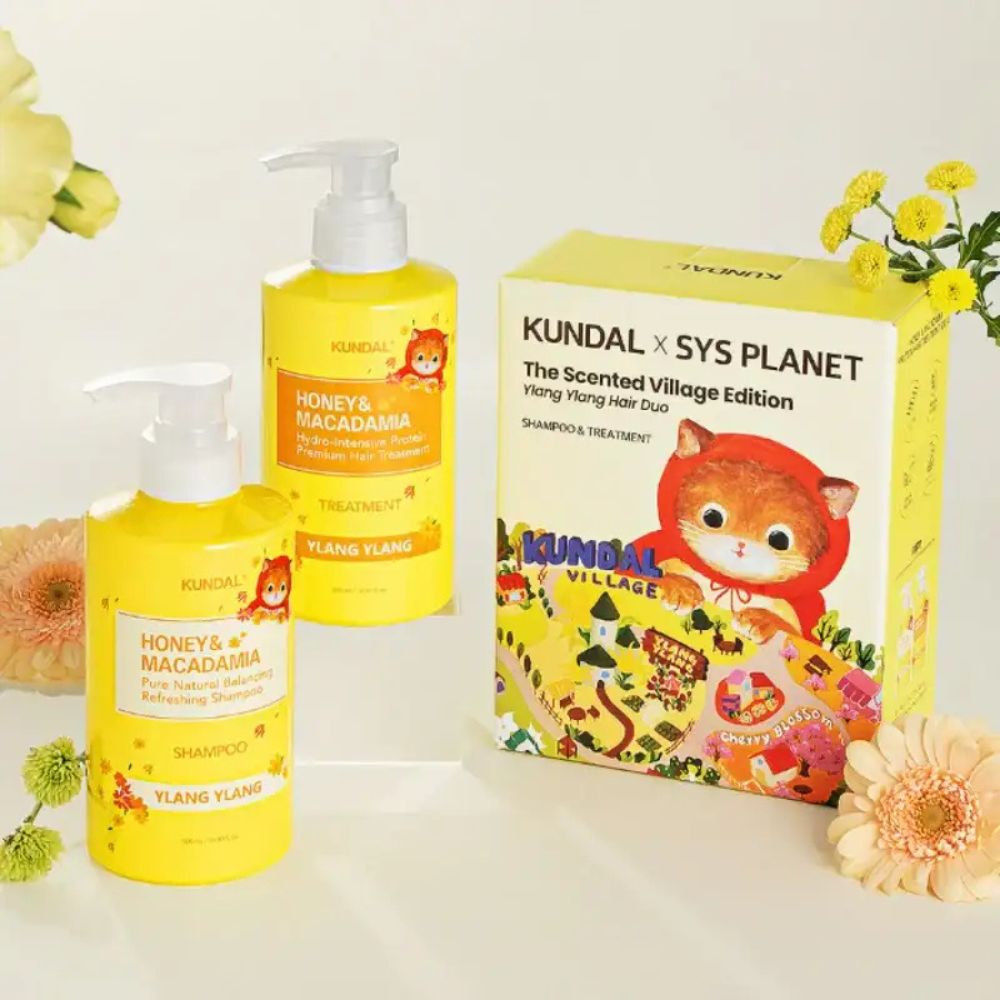 KUNDAL x SYS PLANET – Honey & Macadamia (Shampoo + Treatment) Set