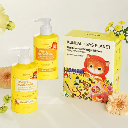 KUNDAL x SYS PLANET – Honey & Macadamia (Shampoo + Treatment) Set