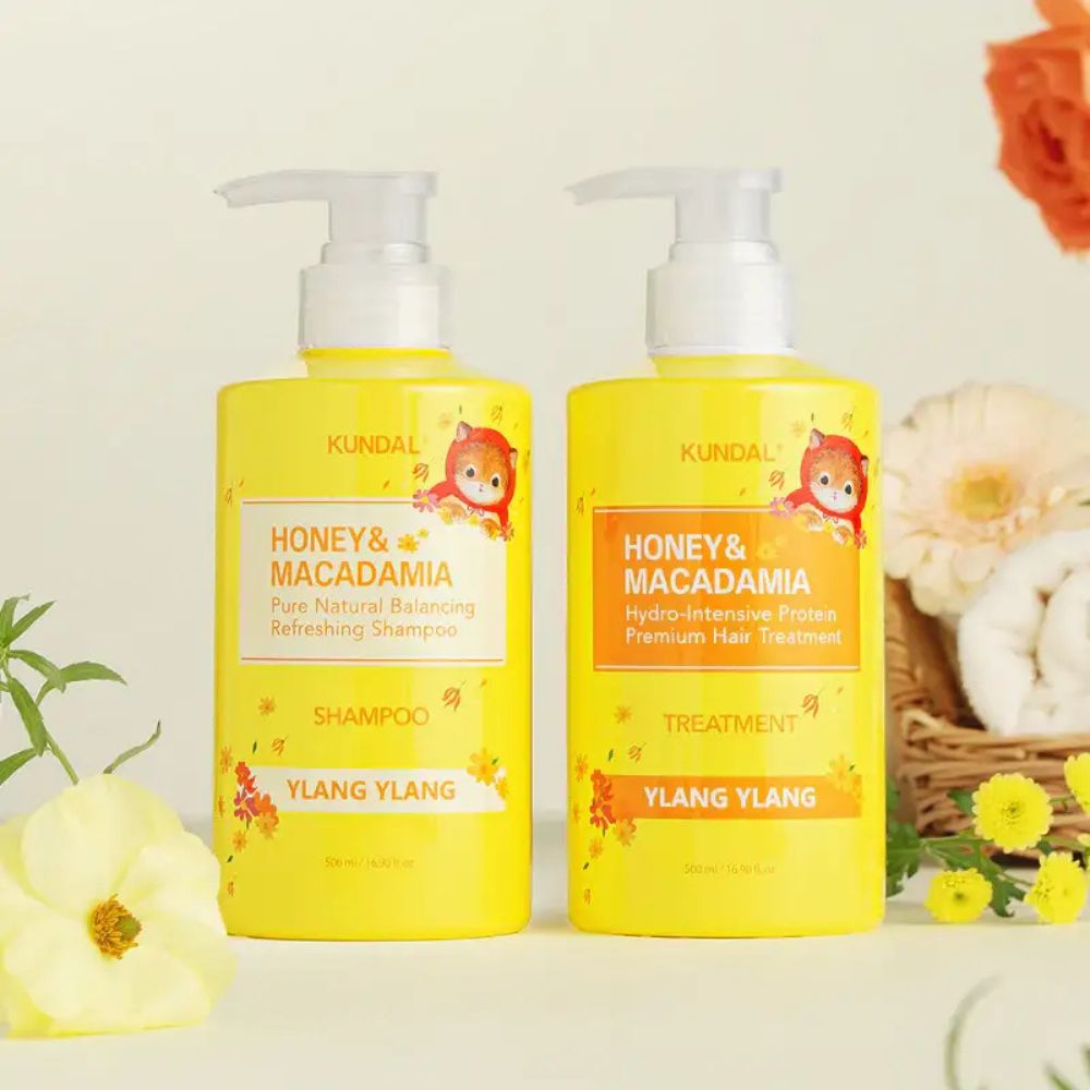 KUNDAL x SYS PLANET – Honey & Macadamia (Shampoo + Treatment) Set