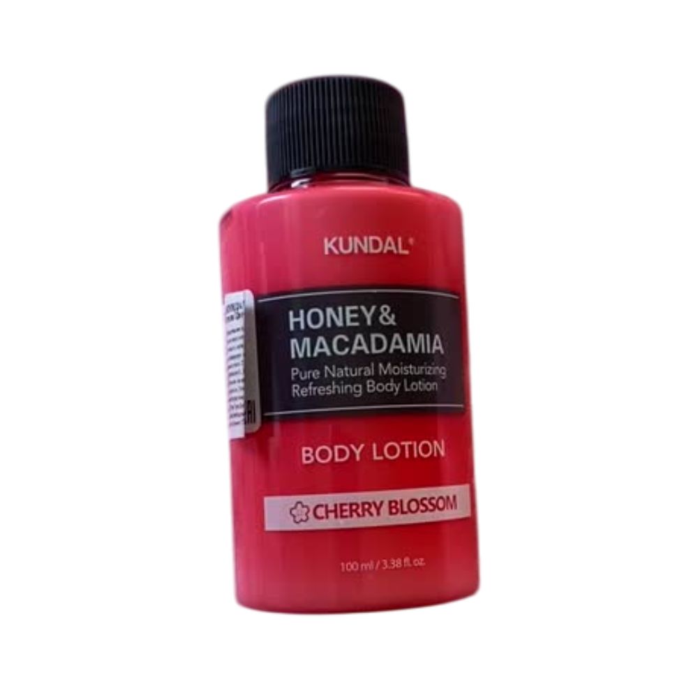 Kundal Honey & Macadamia Pure Body Lotion 100ml- Cherry Blossom