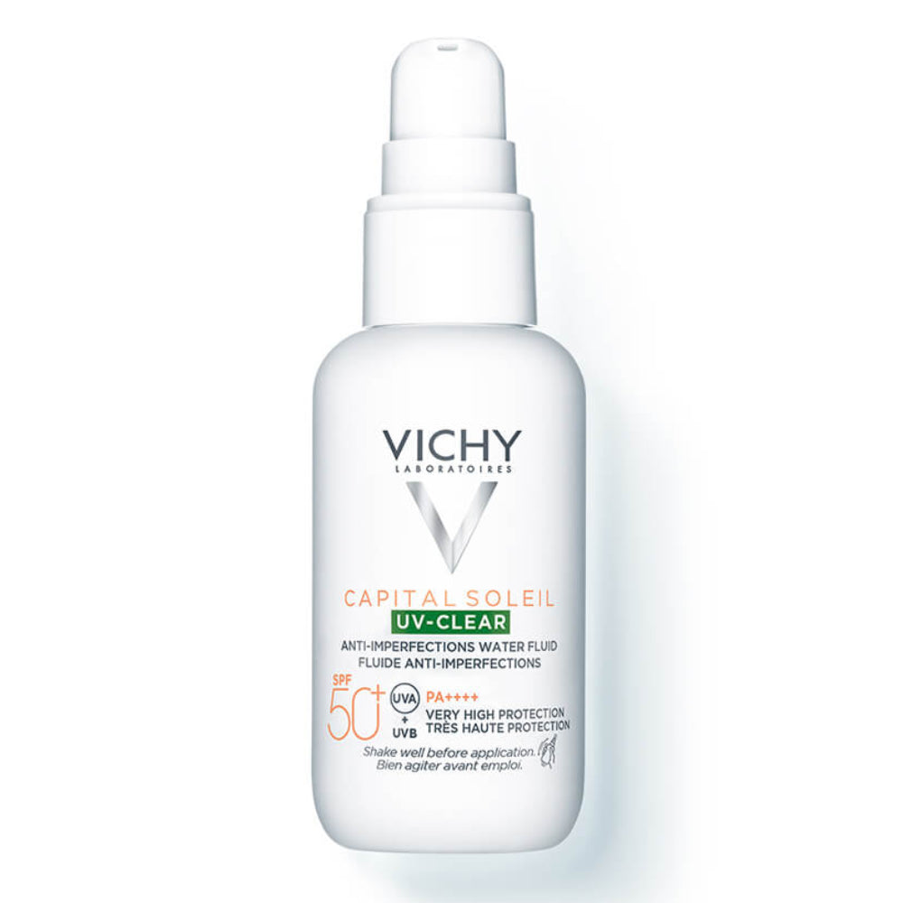Vichy Capital Soleil UV-Clear Mattifying Sun Protection SPF50+ with Salicylic Acid for Blemish-Prone Skin