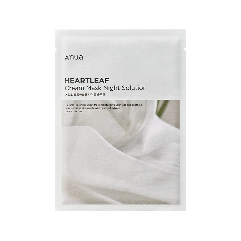 Anua Heartleaf Cream Mask Night Solution Pack