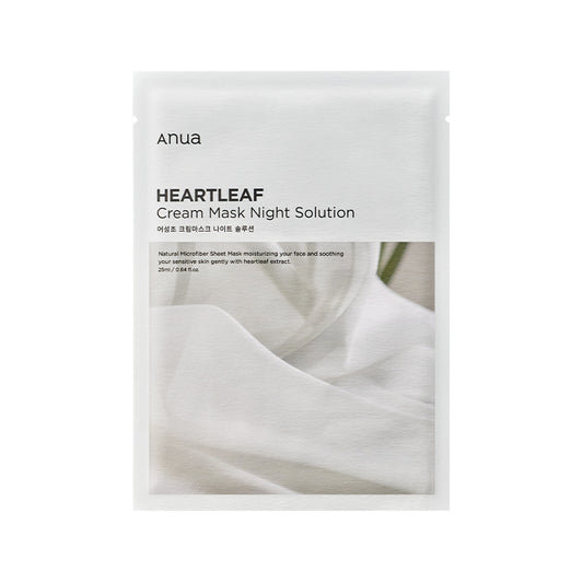 Anua Heartleaf Cream Mask Night Solution Pack