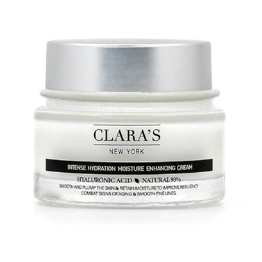 Clara’s Intense Hydration Moisture Enhancing Cream – Hyaluronic Acid 50ml