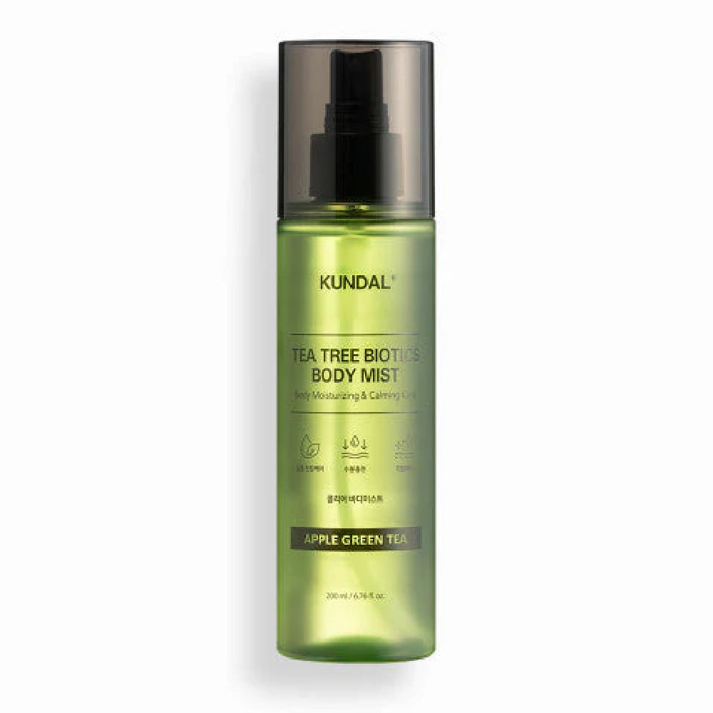 KUNDAL Tea Tree Biotics Clear Body Mist 200ml #Apple Green Tea