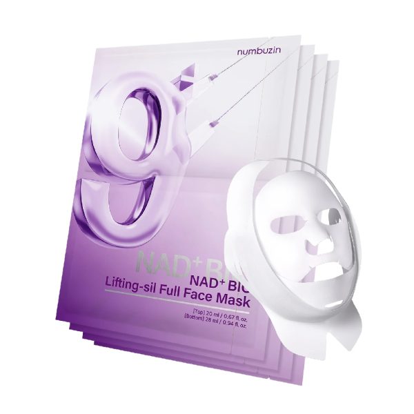 Numbuzin No.9 NAD Bio Lifting-sil Full Face Mask Set 4cope