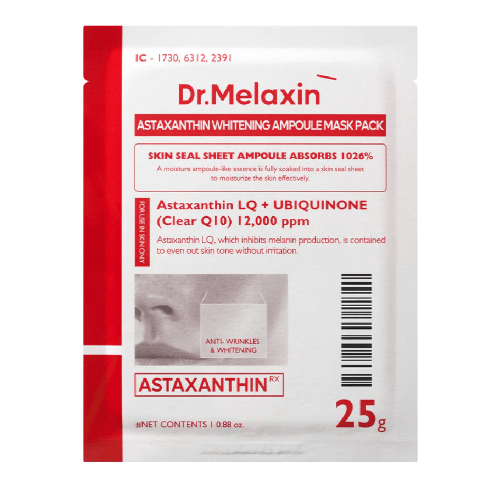 Dr.Melaxin Astaxanthin Whitening Ampoule Mask 1EA
