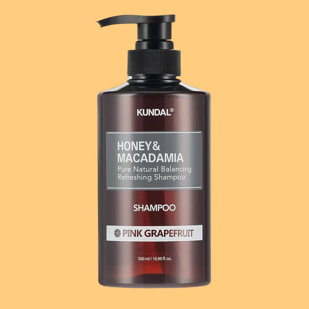 KUNDAL Honey & Macadamia Pure Natural Balancing Refreshing Shampoo – Pink Grapefruit - 500