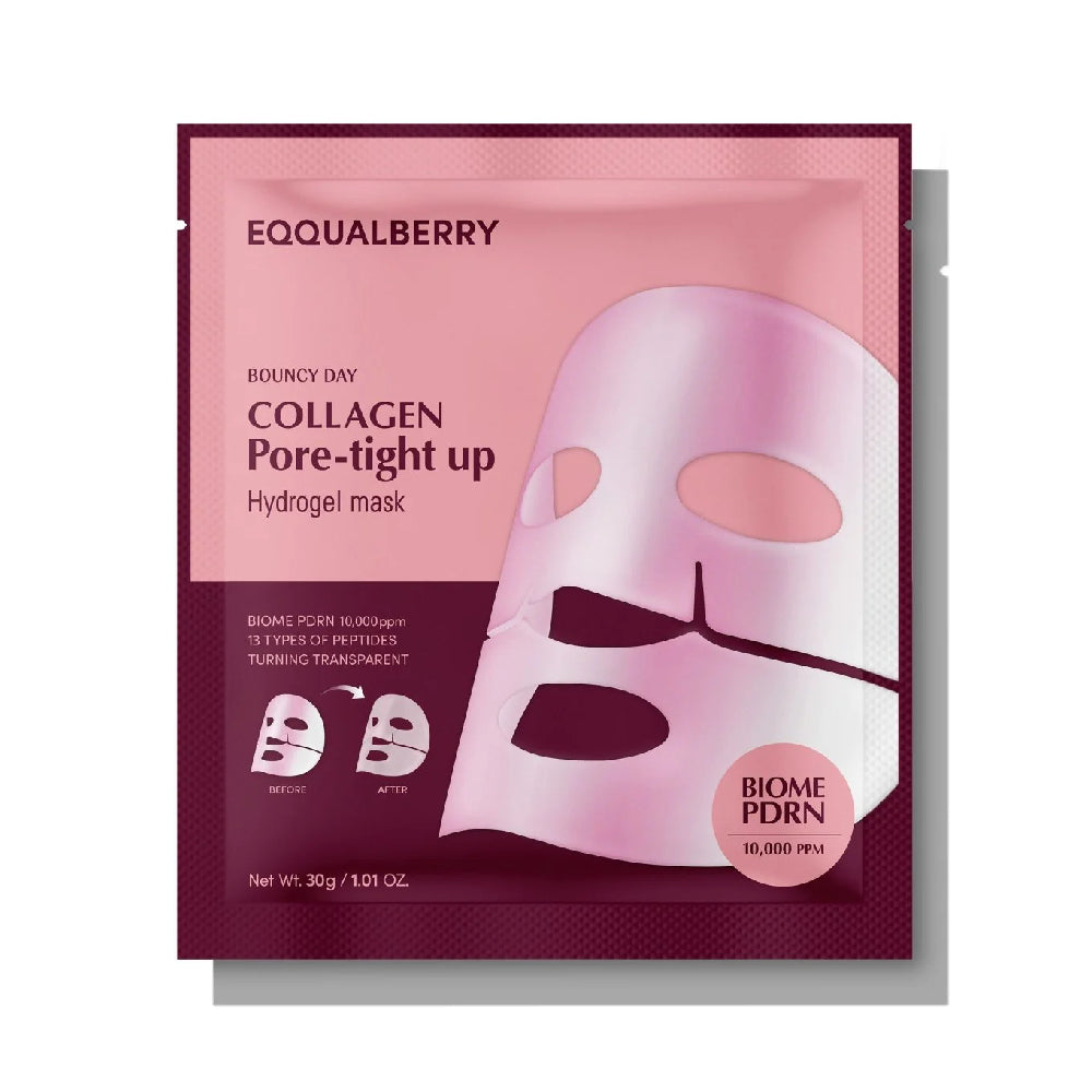 Eqqualberry – Collagen Pore-tight up Hydrogel Mask 1ea