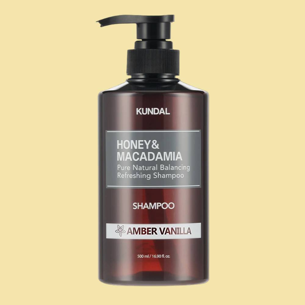 KUNDAL Honey & Macadamia Pure Natural Balancing Refreshing Shampoo – Amber Vanilla