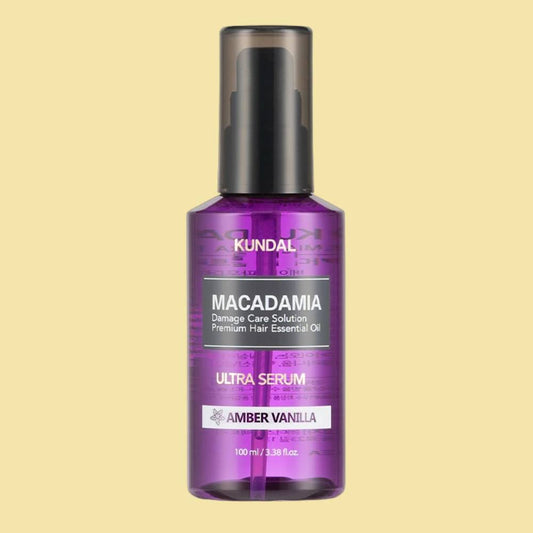 KUNDAL Macadamia Damage Care Ultra Hair Serum – Amber Vanilla