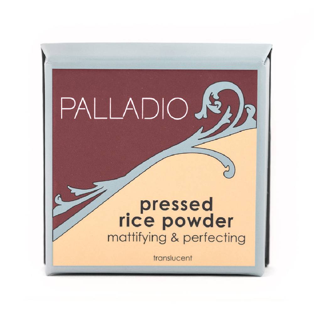 Palladio Rice Pressed Face Powder - Translucent