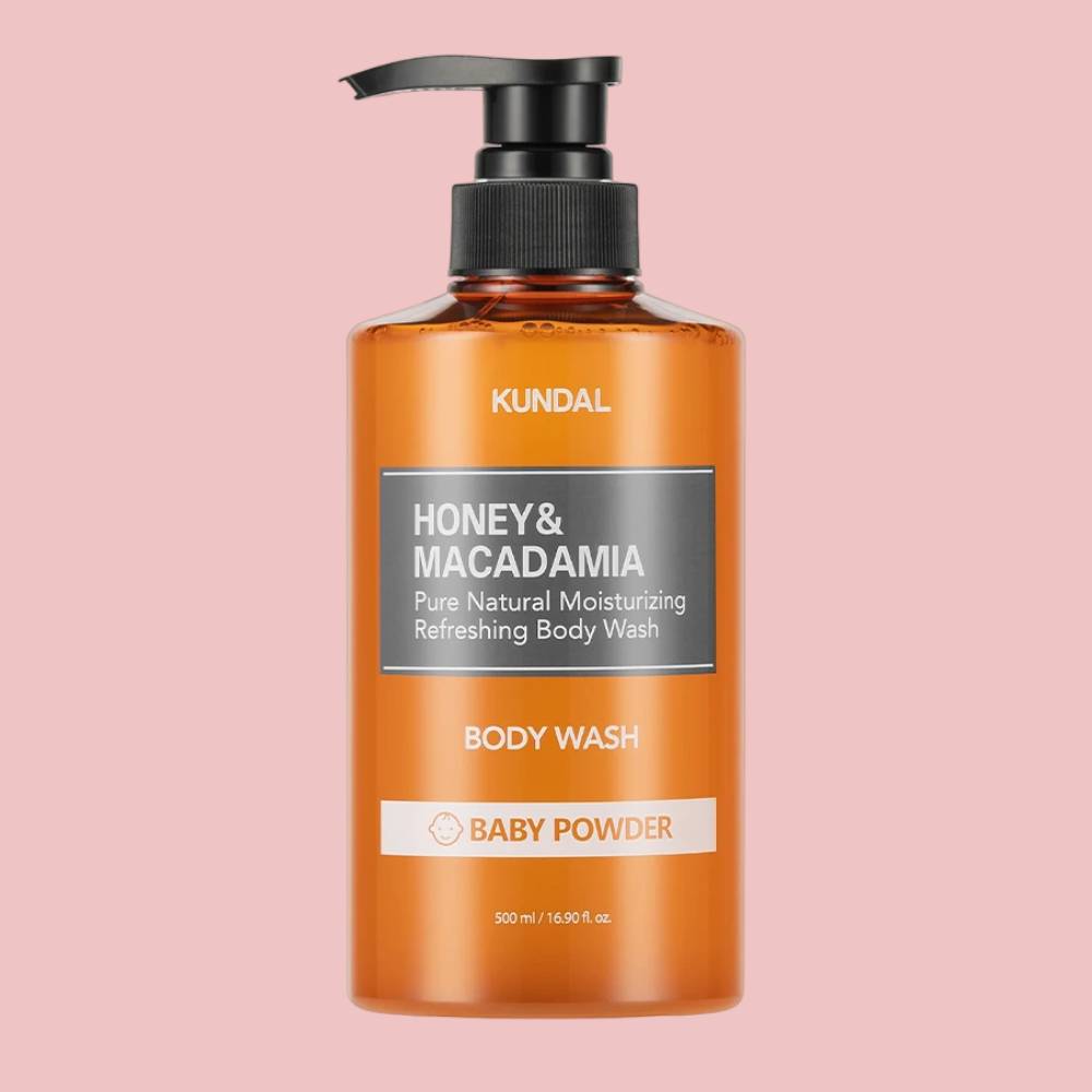 KUNDAL Honey & Macadamia Pure Natural Moisturizing Refreshing Body Wash – Baby Powder