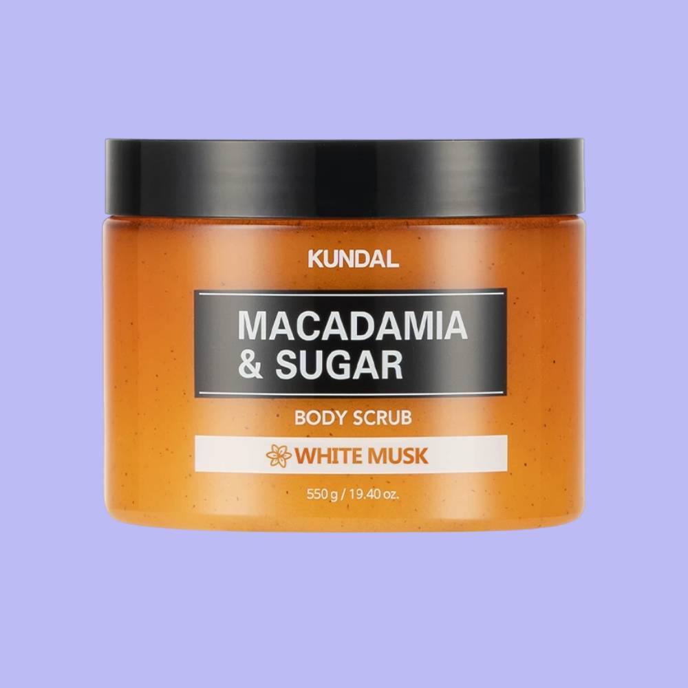KUNDAL Macadamia & Sugar Body Scrub – White Musk