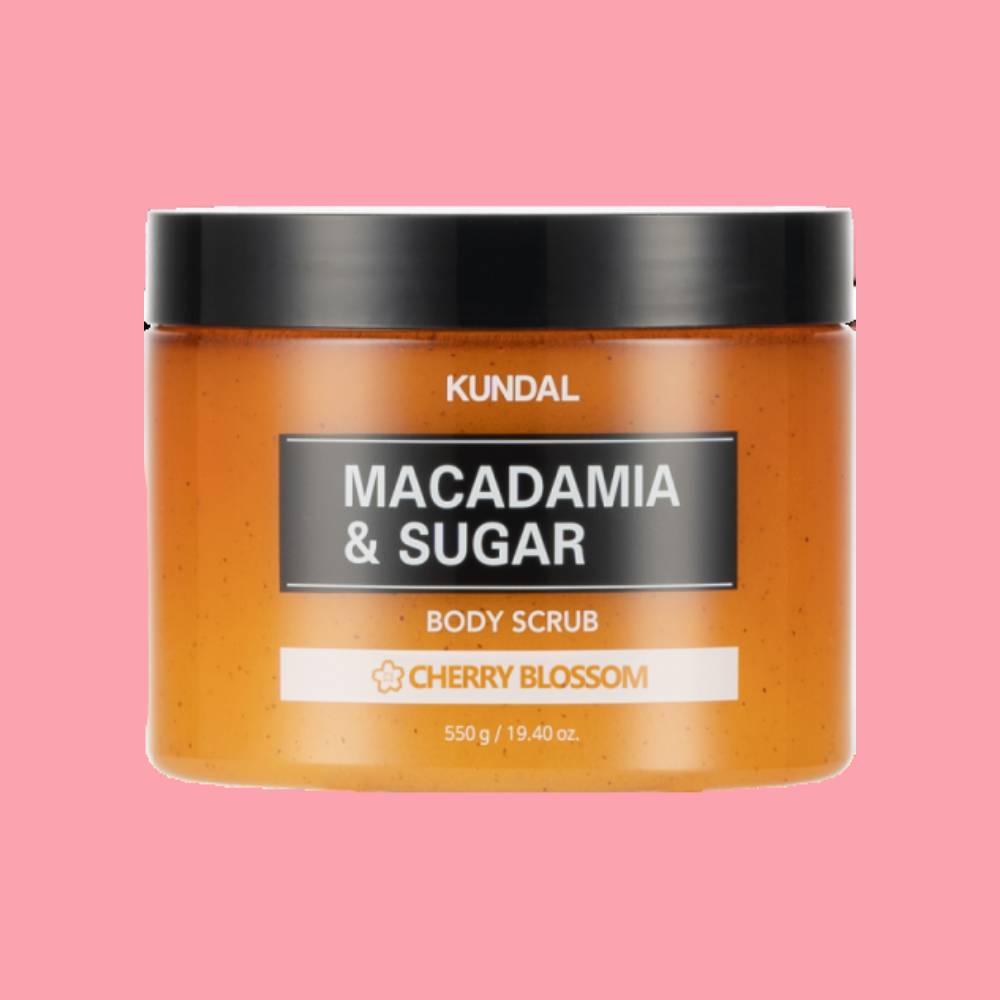 KUNDAL Macadamia & Sugar Body Scrub – Cherry Blossom