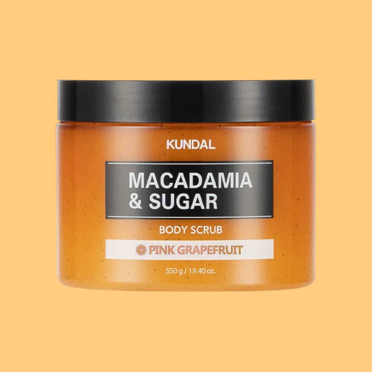 KUNDAL Macadamia & Sugar Body Scrub – Pink Grapefruit