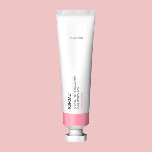 KUNDAL Shea Butter & Macadamia Pure Hand Cream – Baby Powder