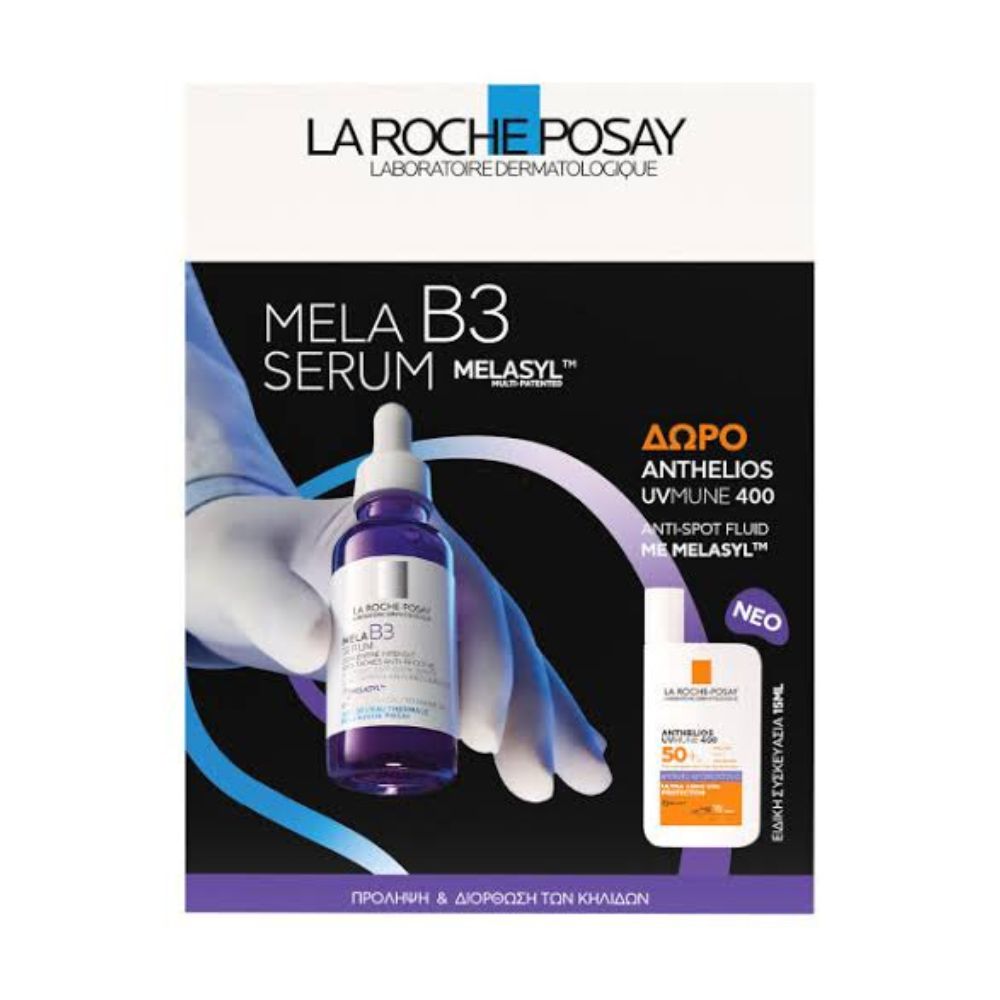 La Roche-Posay Promo Mela B3 Serum 30ml + Anthelios UVMUNE Anti-Dark Spots Fluid 15ml